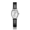 Elegant Ladies Quartz Watch with Smooth Dial and Oval Case - Multiple Colors