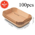 Extra Large Rectangular Air Fryer Liners - Non-Stick, Easy Clean, Disposable Kitchen Accessories