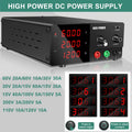 Adjustable Laboratory Power Supply 60V 20A Digital Bench Power Source