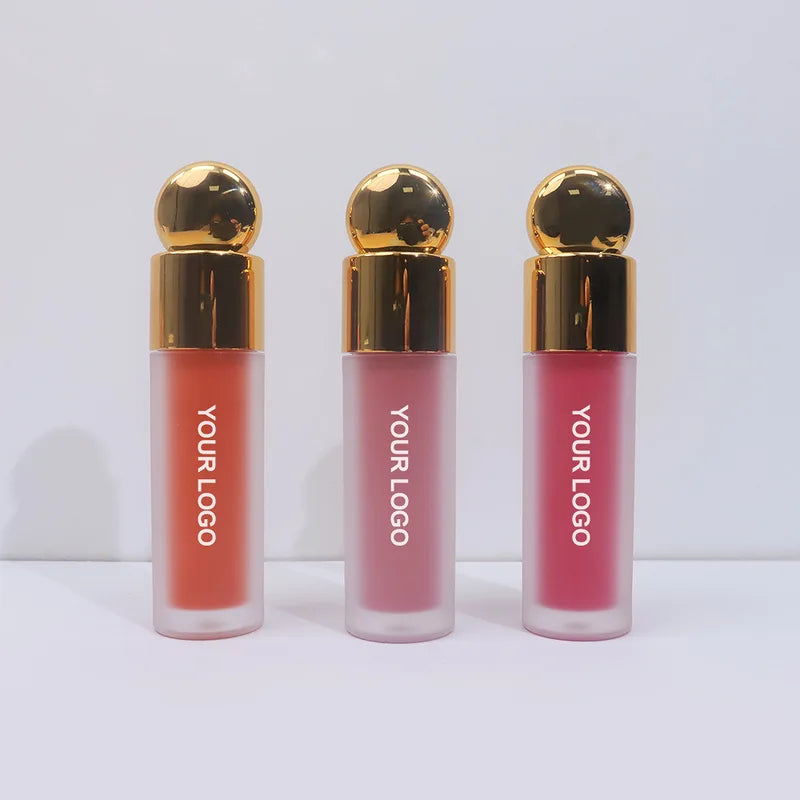 Liquid Blusher Set - Long-lasting Matte Cheek Contour Cosmetics 5pcs