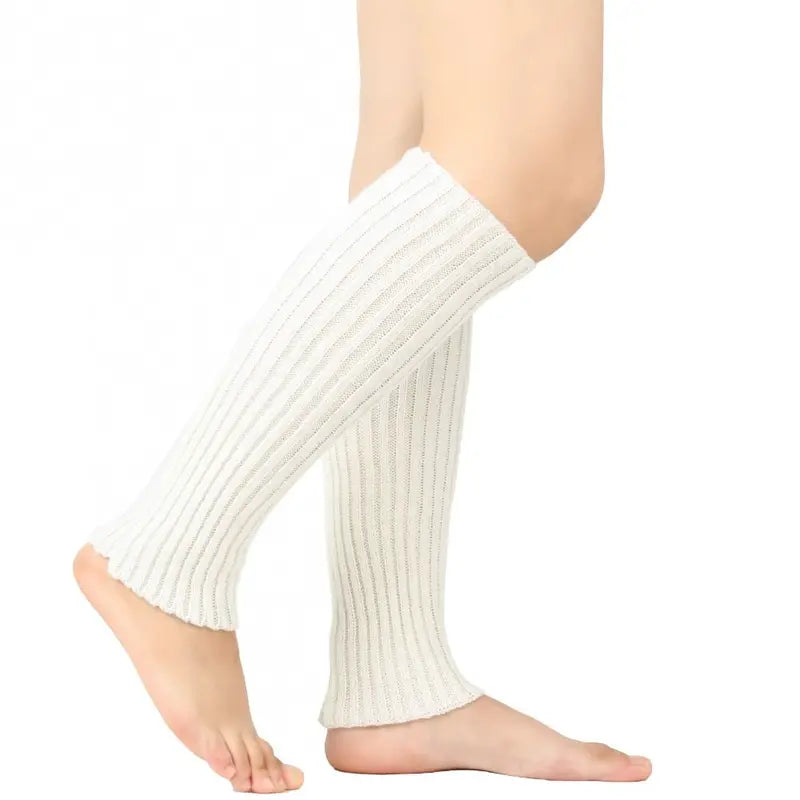 Neon Ribbed Leg Warmers for Women & Girls - Y2K Party, Lolita, Sports & Yoga