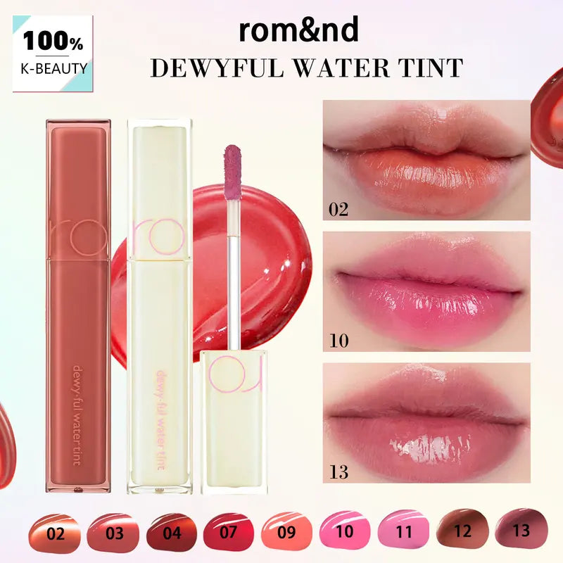 Hydrating Lip Gloss Water Tint - Sheer, Glossy, Korean Makeup Collection