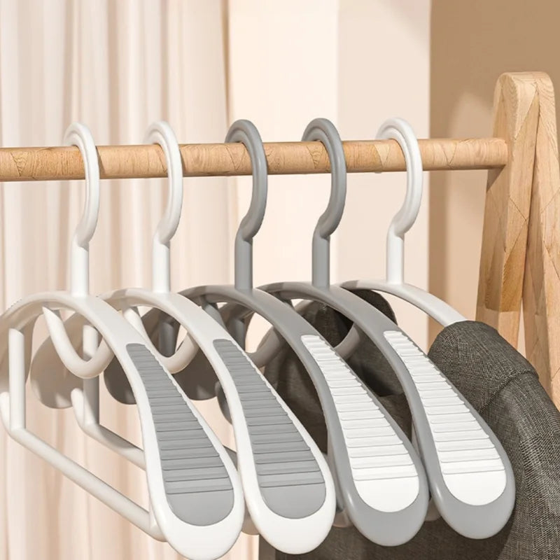 Non-slip Household Hanger with Wide Shoulders and Bright Colors for Clothes Organization