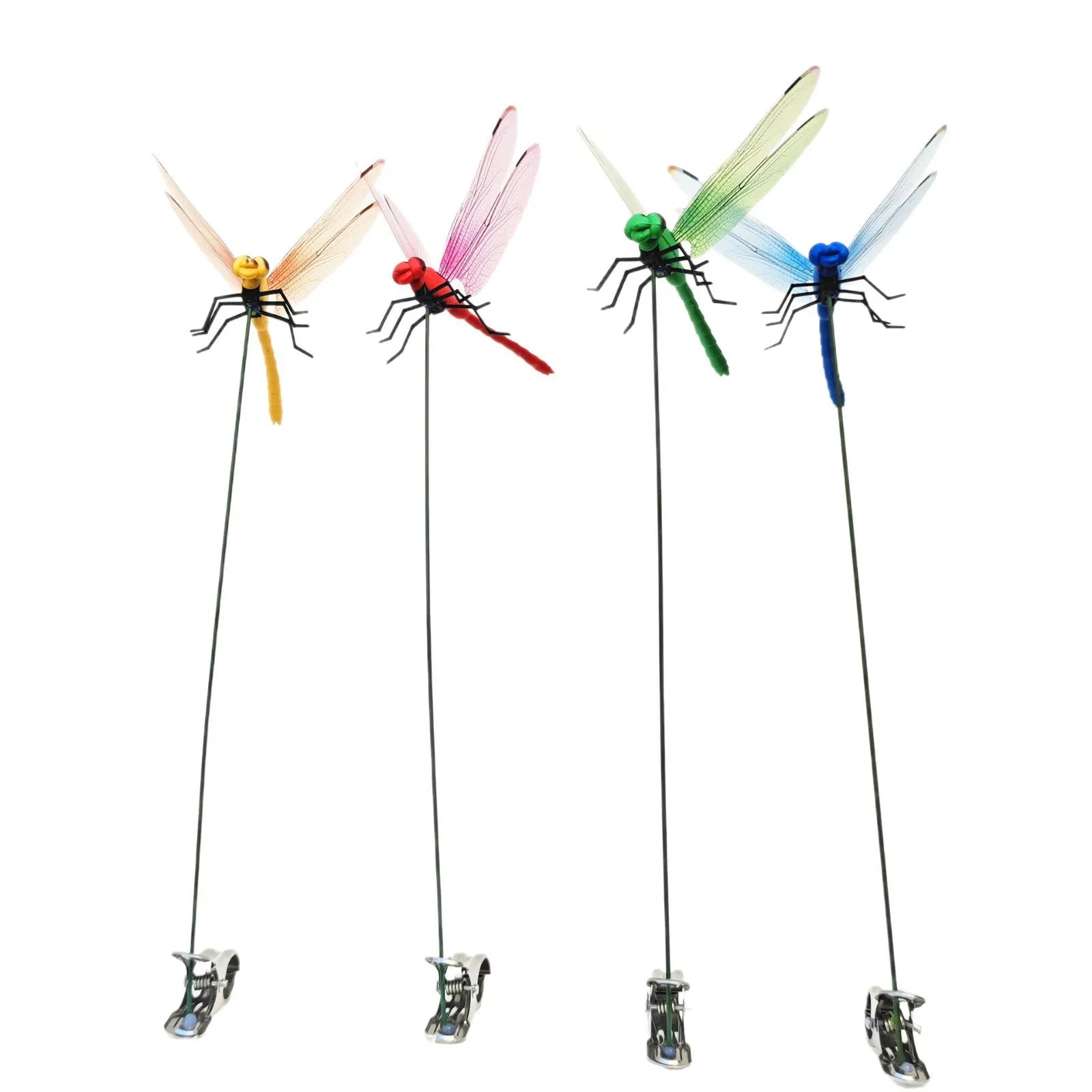 Simulated Dragonfly Garden Decoration Clip - Outdoor Insect Repellent & Yard Ornament