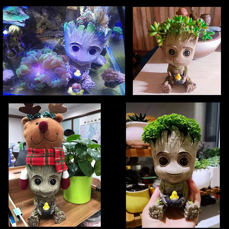 Miniature Groot Figurine for Home Decor - 5CM Cartoon Tree Man Ornament