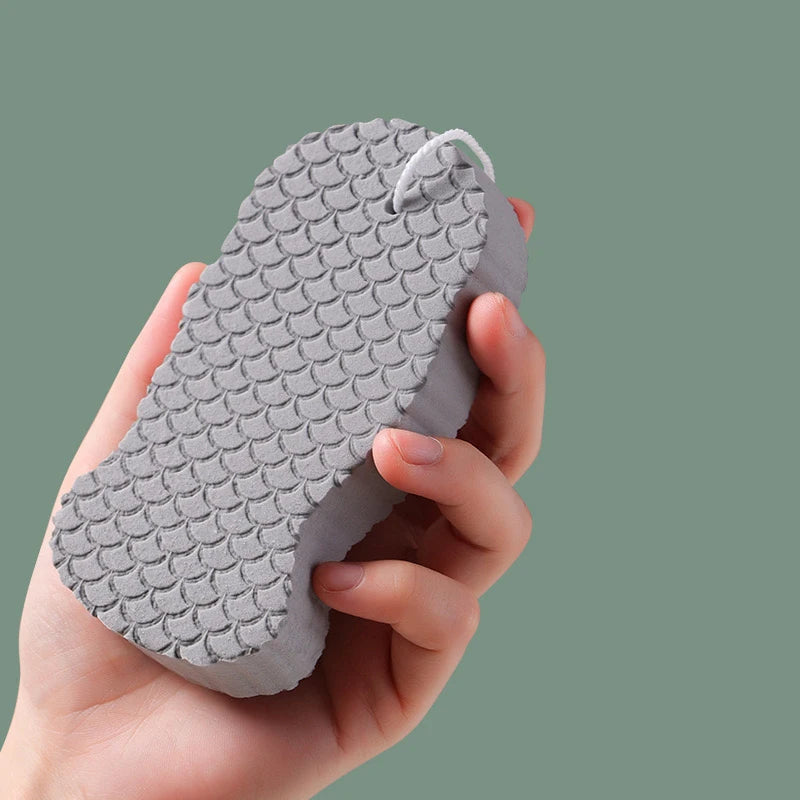 Exfoliating Bath Sponge for Kids and Adults - 3D Magic Body Peeling & Massager