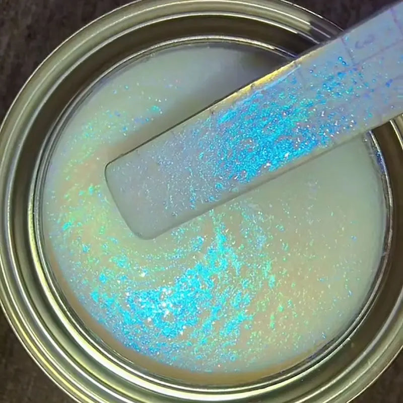 25g Iridescent Rainbow Ghost Interference Pearl Car Paint Pigment Powder - Automotive & Crafts