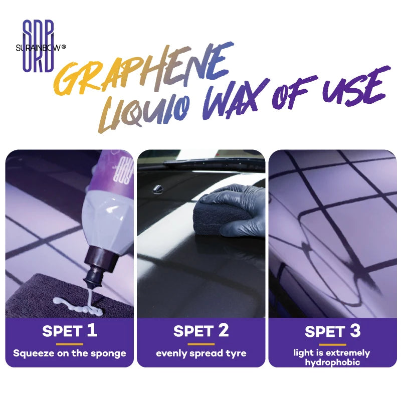 Graphene Liquid Wax Spray - Ultra-Slick Gloss & Hydrophobic Protection