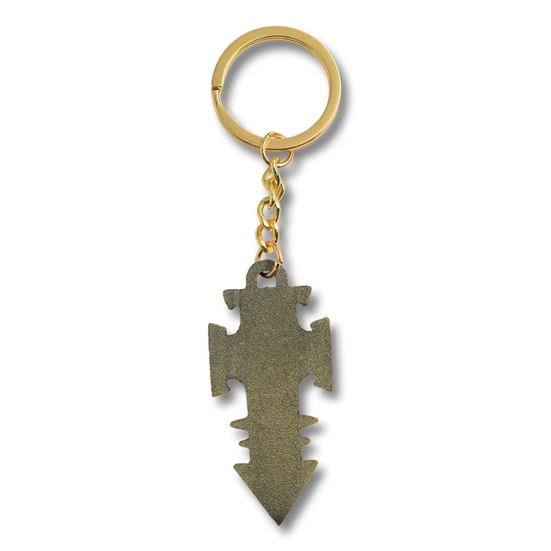 Warhammer 40K Skull Cross Keychain Unbreakable Expedition Pendant Gift