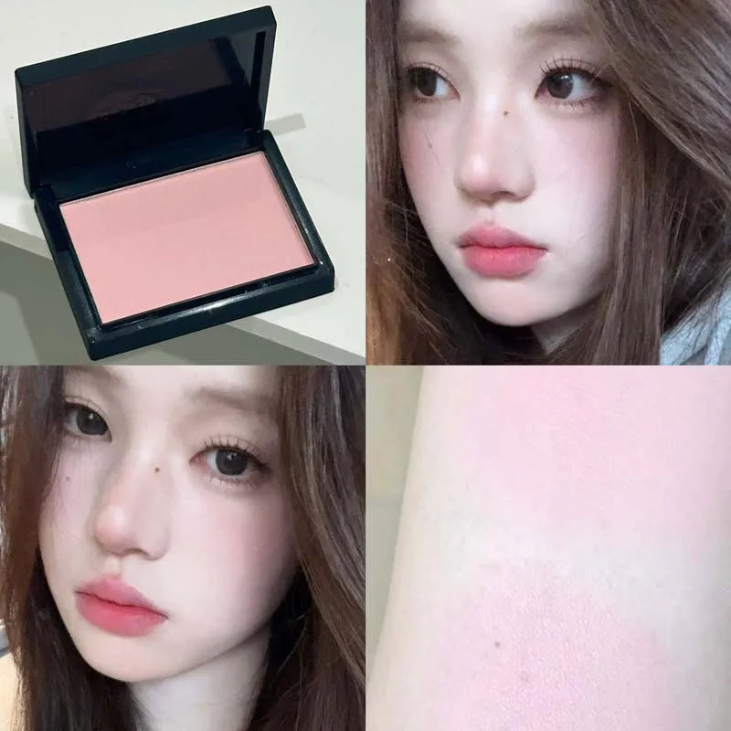 Matte Cheek Blush Powder - Natural Single Color Face Contouring Makeup