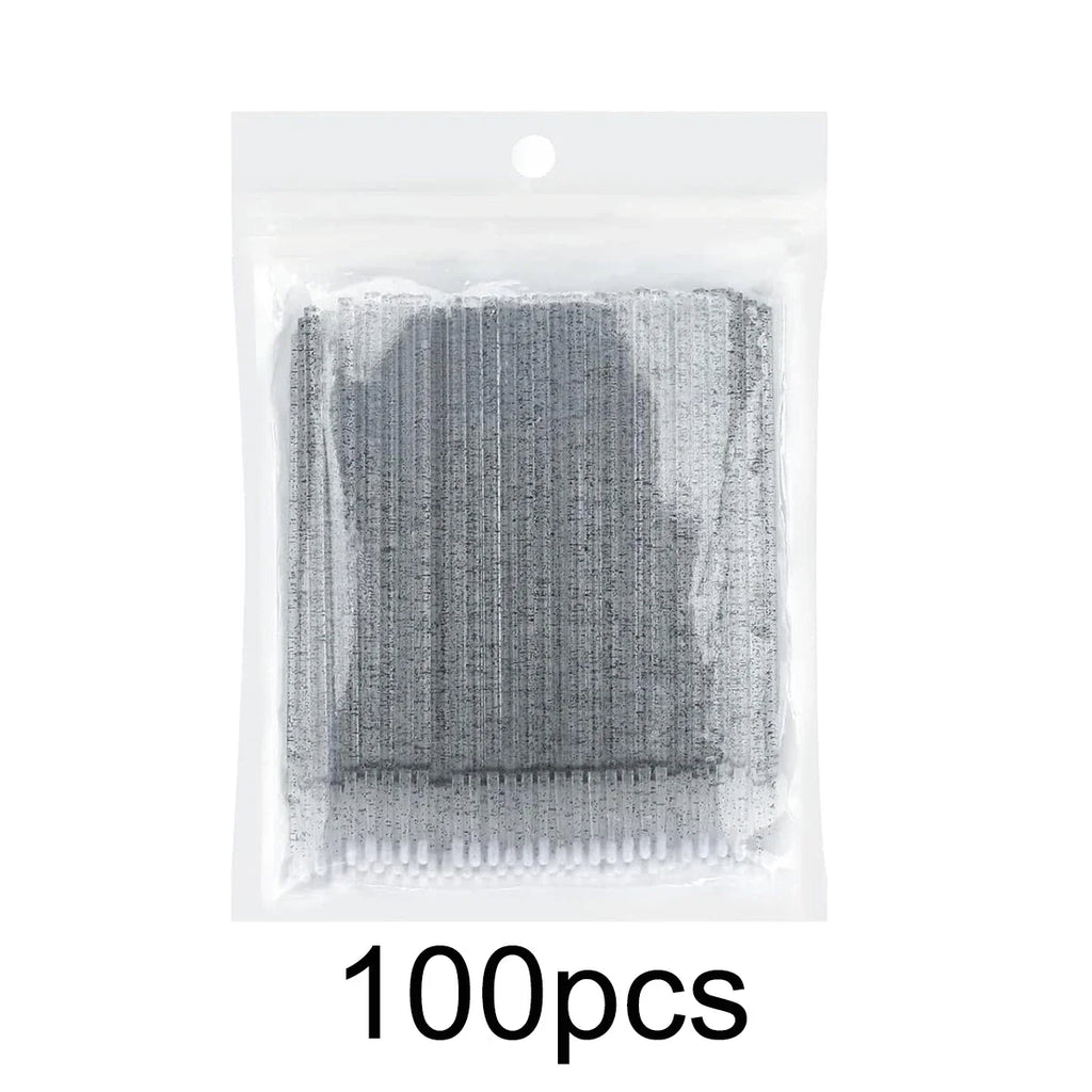 Micro Cotton Swabs & Lip Mascara Wands 500-Piece Makeup & Eyelash Extension Applicators