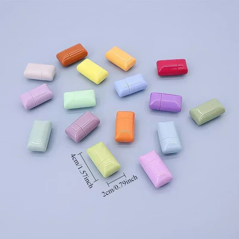 Mini Silicone Lip Brush - Portable Makeup Applicator for Lipstick & Eyeshadow