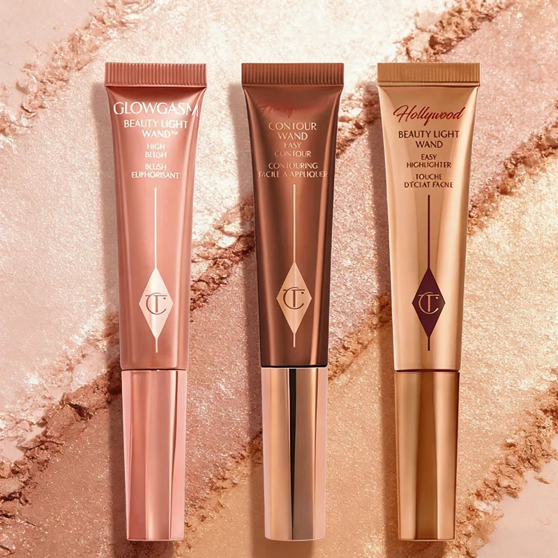Liquid Face Highlighter & Blush Palette - Silky, Easy to Apply, Moist Finish
