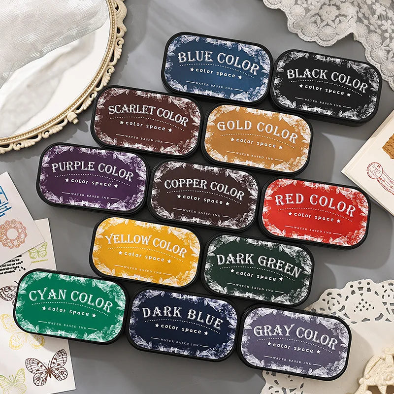 Water-Based Inkpad for Arts & Crafts - High Density Sponge Ink for Scrapbooking & Planning