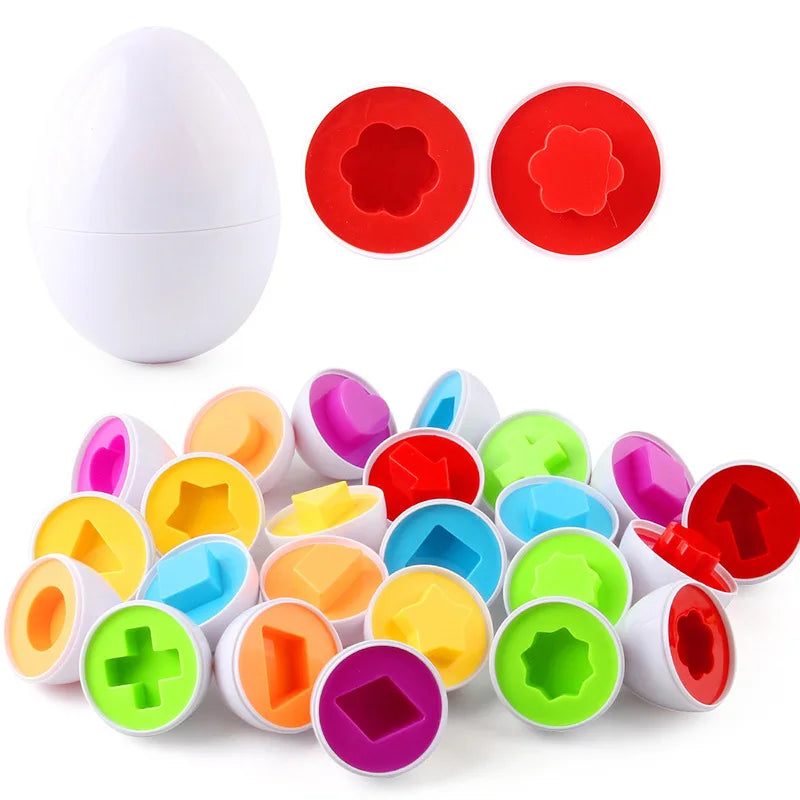 Educational 3D Puzzle Montessori Math Toys for Kids Shape Matching Learning Game