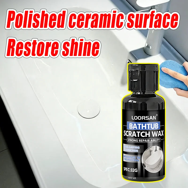 Ceramic Scratch Repair Wax for Bathtubs, Toilets & Sinks - Stain & Scratch Remover