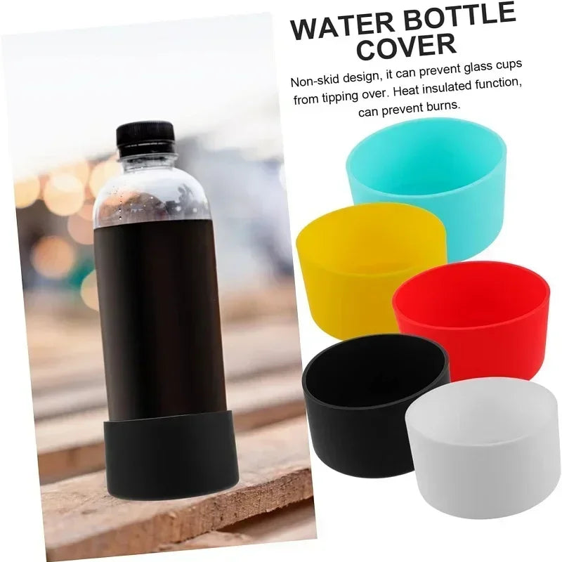 Silicone Water Bottle Boot Sleeve for 24oz-40oz Hydration Bottles - Anti-Slip Protective Cover
