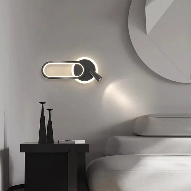 Modern LED Wall Lamp for Living Room Bedroom & Hallway - Minimalist Wall Sconce