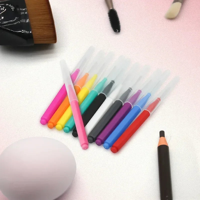 Mini Eyebrow & Eyelash Brush Set - Disposable Micro Applicators for Brows & Lashes
