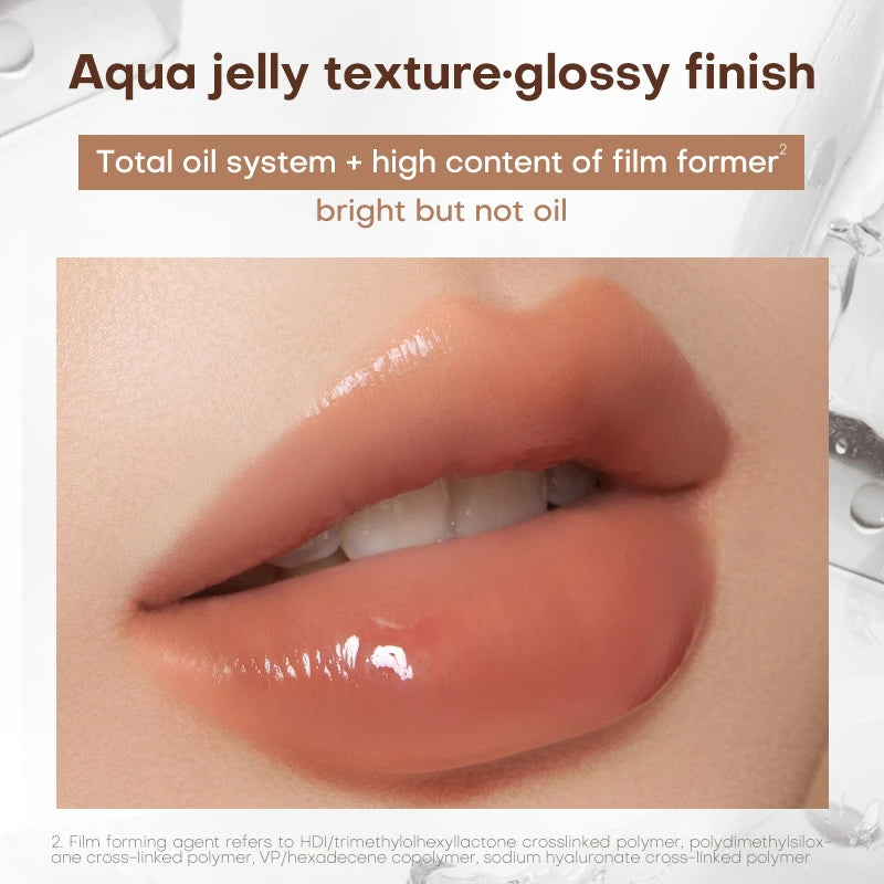 Juicy Lip Gloss with Double Effect - Water & Matte Lip Makeup