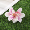 Bohemian Orchid Flower Hair Clips for Women - Bridal, Beach & Holiday Accessories