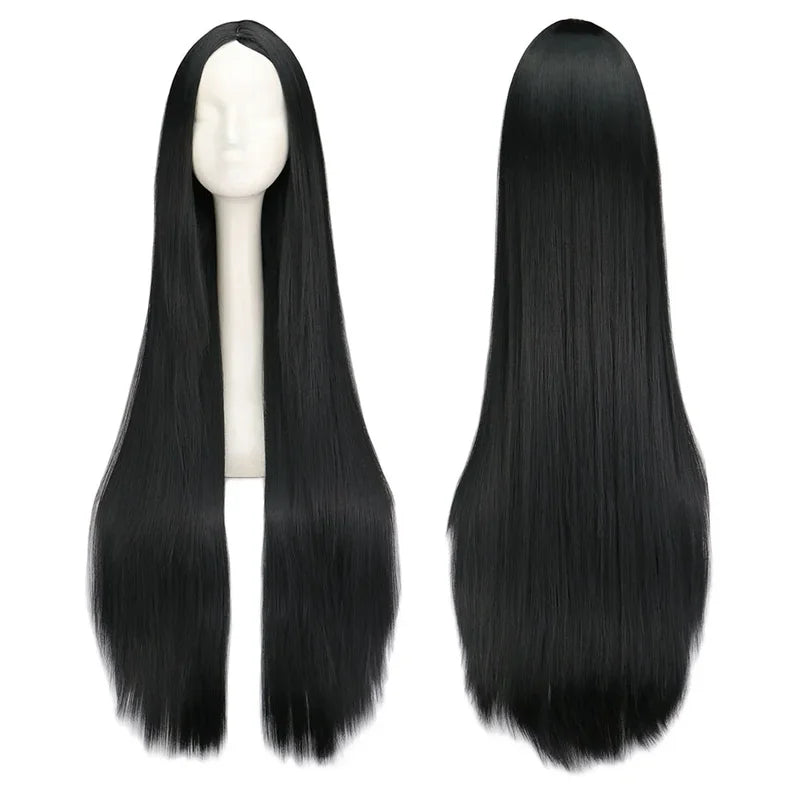 Long Synthetic Wig 100CM/40 Inches Heat-Resistant for Halloween Cosplay