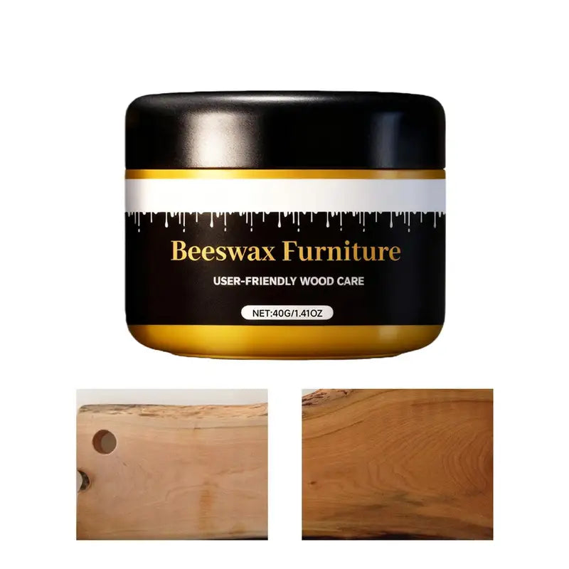 Beeswax Wood Restoration Wax for Furniture & Floors - 40g