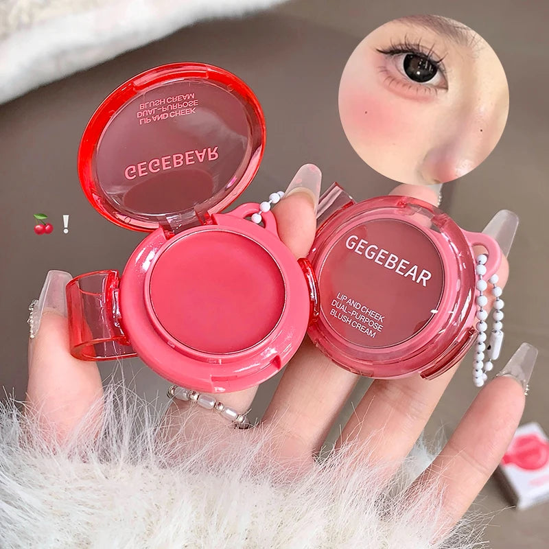 Multi-Use Lip & Cheek Cream Blush - Matte Lipstick & Rouge Makeup