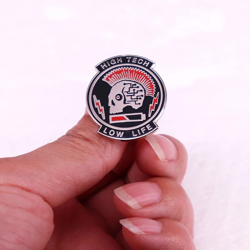 Cyberpunk Enamel Pin Brooch Jewelry Fan Art Collectible Gift