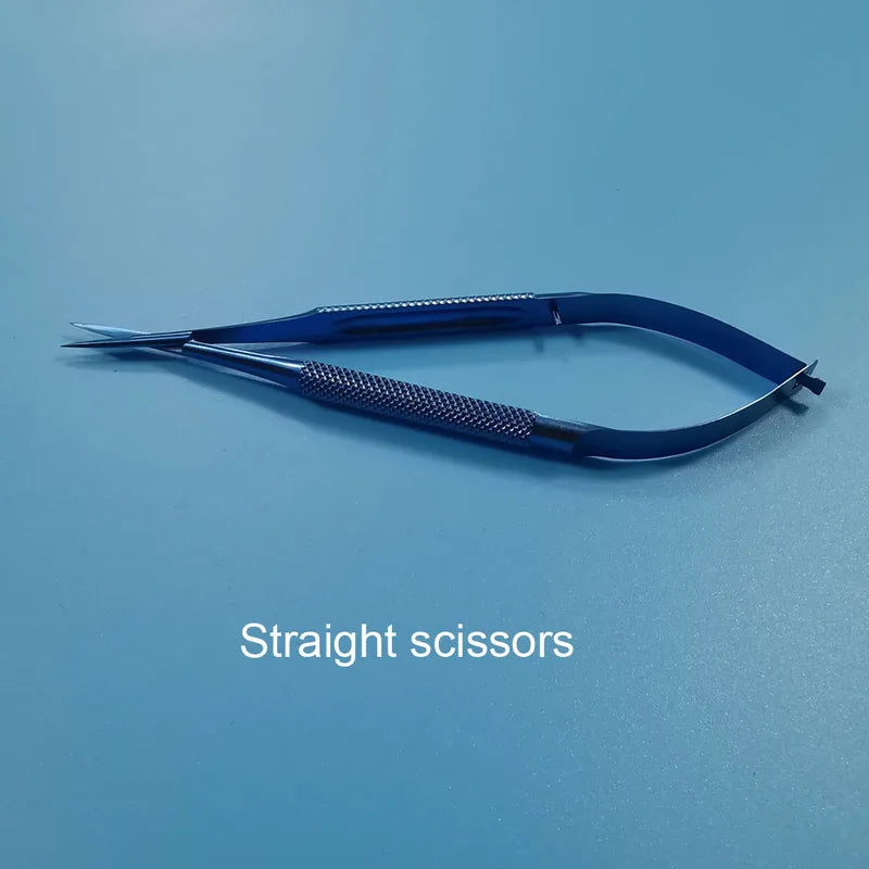 Titanium Ophthalmic Surgical Instruments Set with Needle Holder Scissors Tweezers
