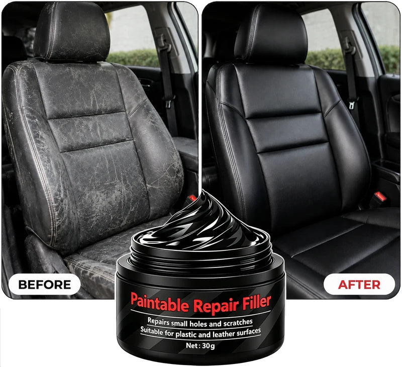 Car Interior Scratch Repair Wax for Plastic & Leather Surfaces - Minor Holes & Scratches