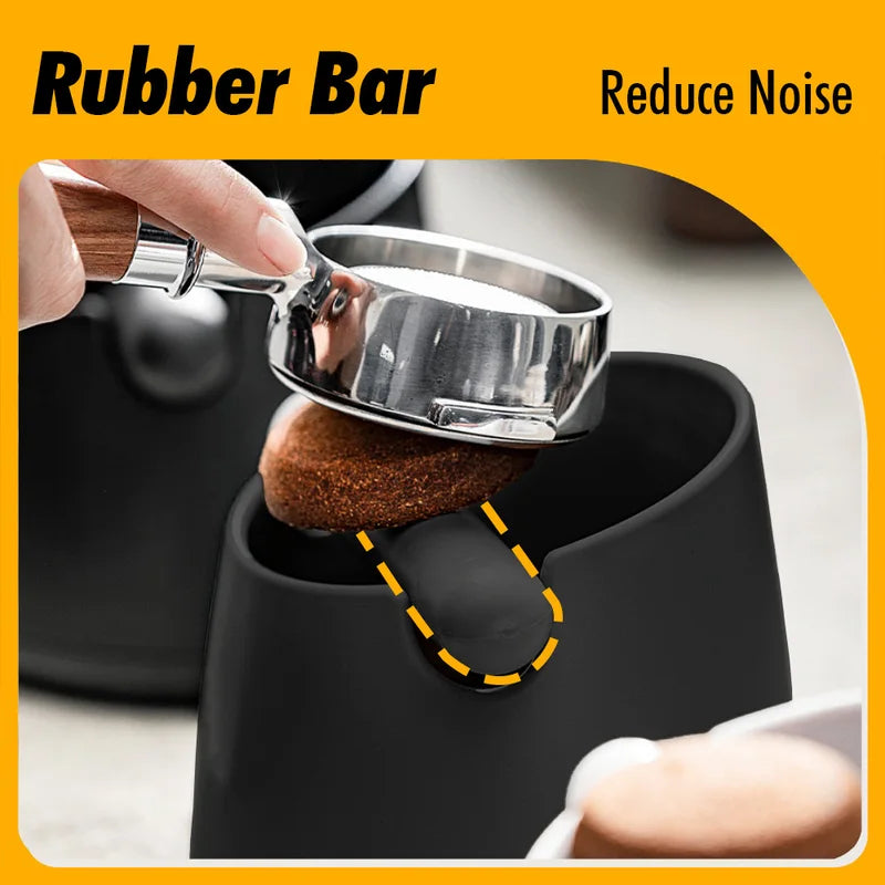 800ML Coffee Knock Box with Rubber Bar - Espresso Grounds Waste Bin