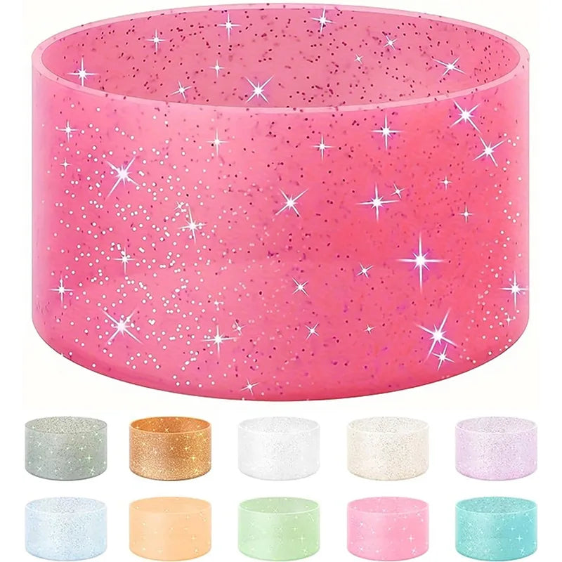 Silicone Cup Protection Case for Vacuum Bottle 75mm Storage Cover Anti-Slip Scratch-Resistant