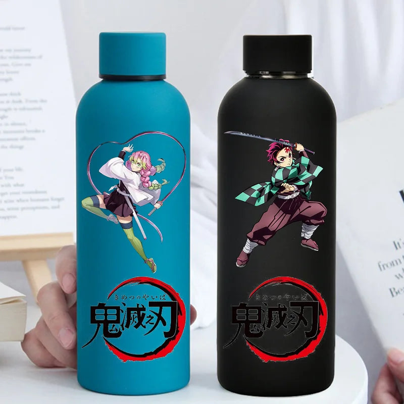 Kimetsu No Yaiba 500ML Insulated Water Bottle Anime Character Drink Cup