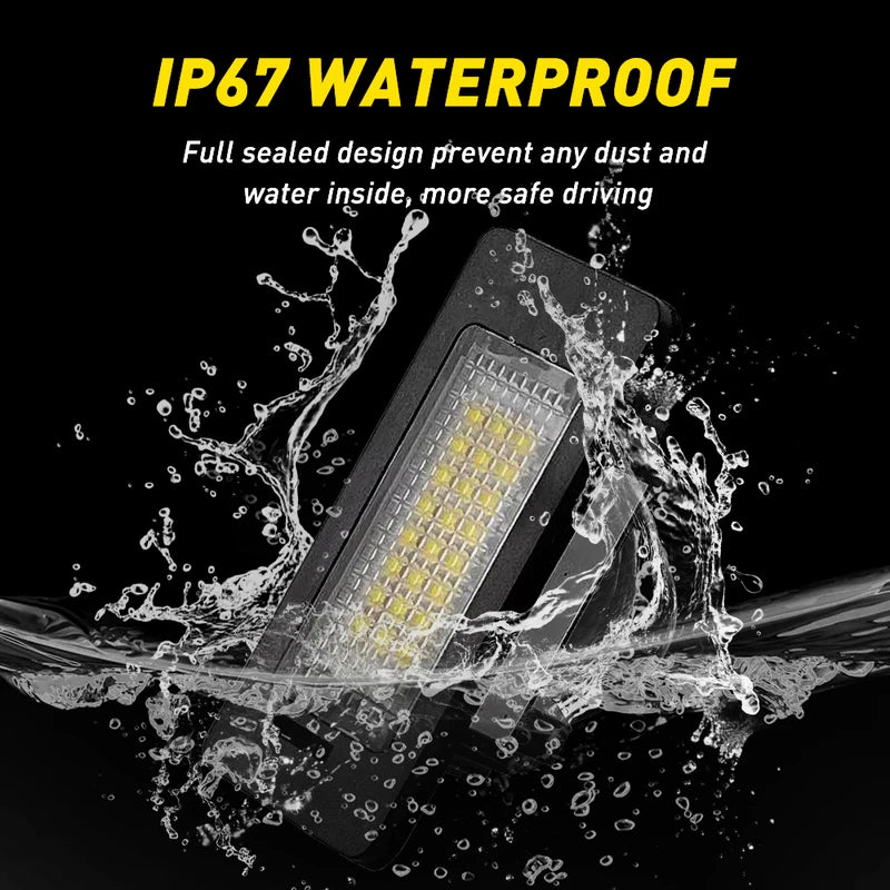 2PCS Car License Plate LED Lights for BMW E90 E92 E39 E60 E61 E70, Canbus Error Free, 24 LEDs