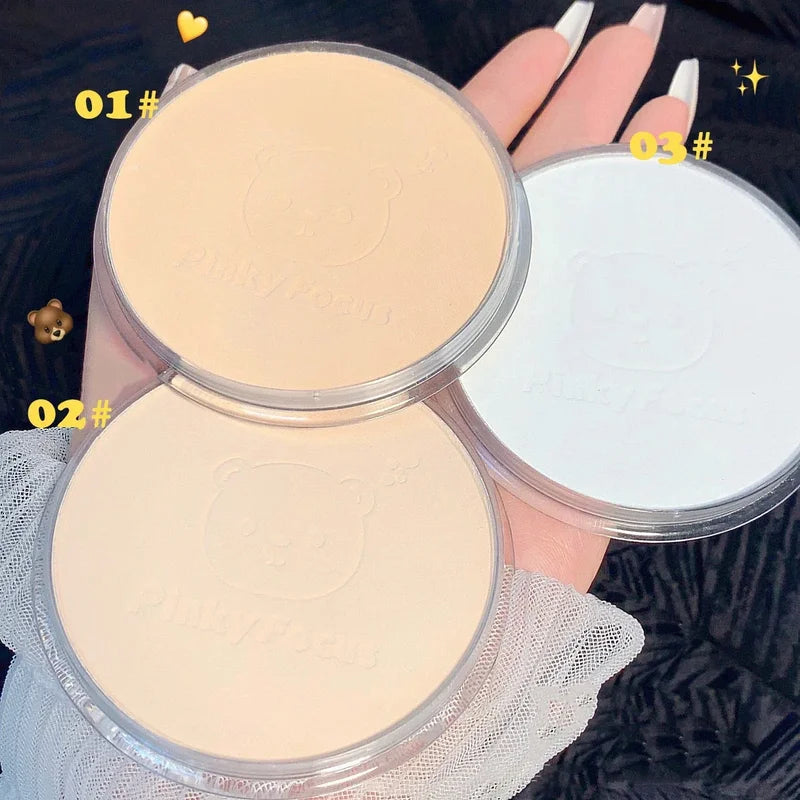 Breathable Waterproof Face Powder with Oil Control & Brightening Finish - All Colors