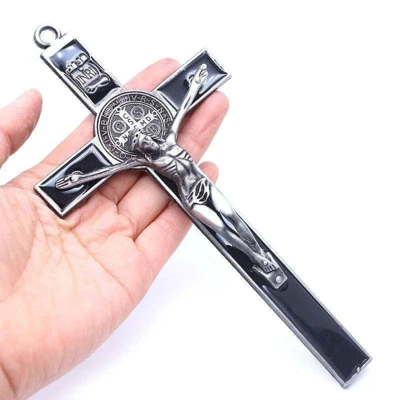 Church Wall Crucifix Cross Decor Antique Religious Relics Home Chapel Decor