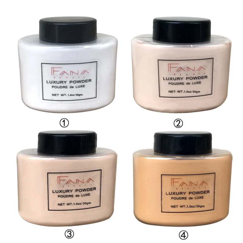 Luxury Long-Lasting Waterproof Setting Powder with Oil Control - Multiple Colors