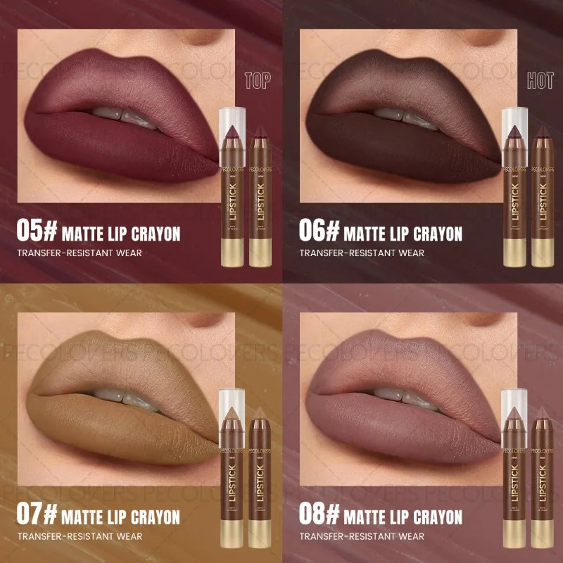 Lip Liner in Brown Tube - Outlines Lips, Creates Plump & Charming Look