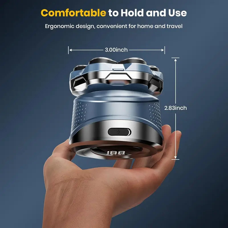 7D Magnetic Head Shaver for Bald Men Waterproof Electric Razor Wet Dry