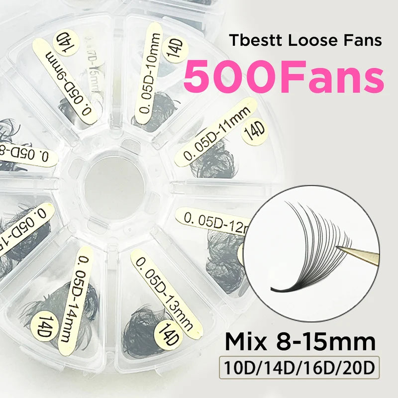 Professional Eyelash Extension Fans - 8D 16D 20D Volume Fans for Lash Artists