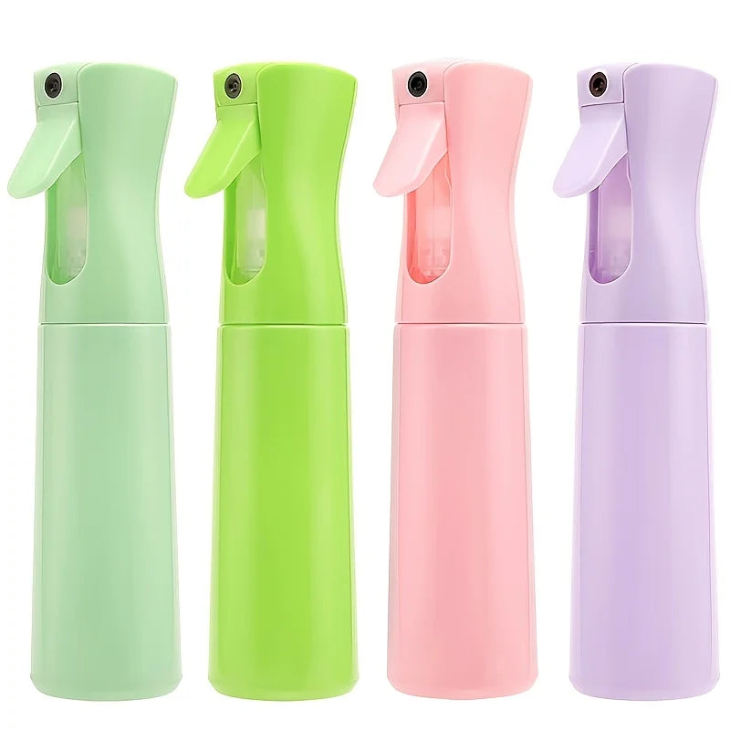High Pressure Refillable Water Spray Bottle with Continuous Mist for Plants & Hair Styling