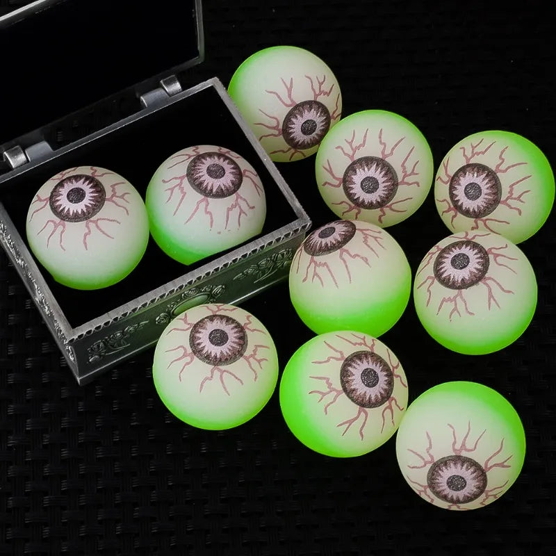 Glow in The Dark Bouncy Balls Halloween Decor Haunted House Party Supplies