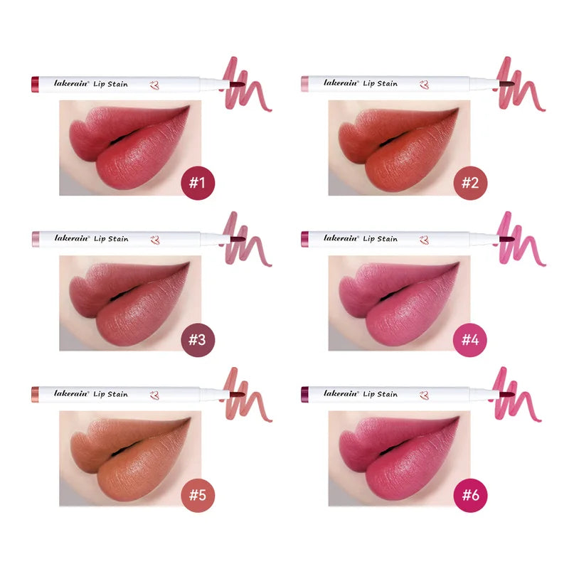 Waterproof Lip Stain Long Lasting Transferproof Lip Color Liquid Lip Tint Natural Daily Makeup