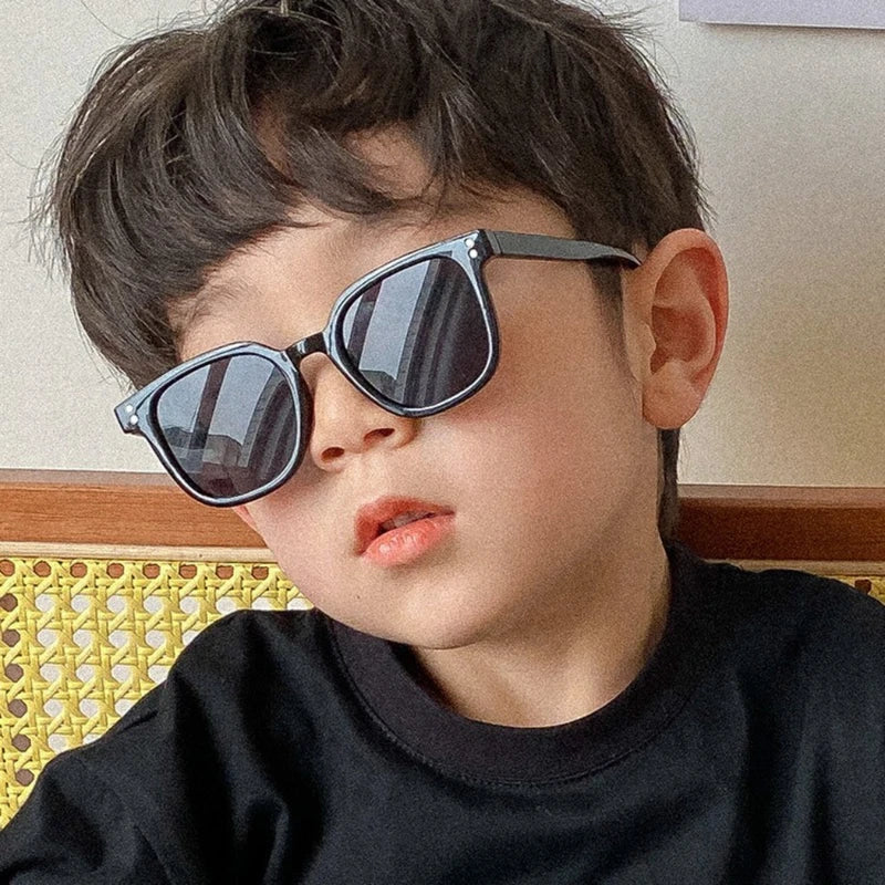 Children's UV400 Square Sunglasses - Fashion Kids Outdoor Sun Protection