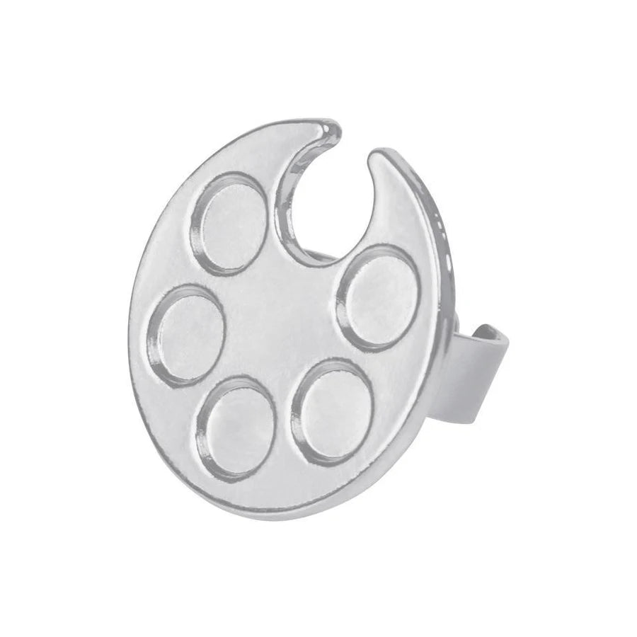 Nail Art Mixing Ring Palette, Paw Print Design