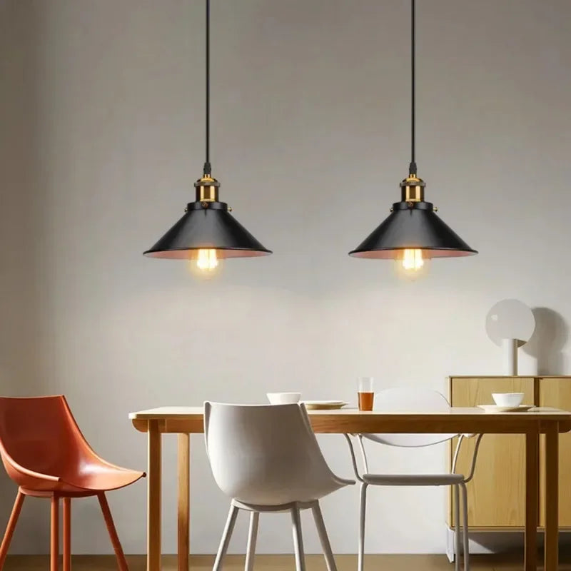Modern Pendant Ceiling Light with 1/2/3 Heads - Vintage Hanging Lamp for Living Room and Kitchen