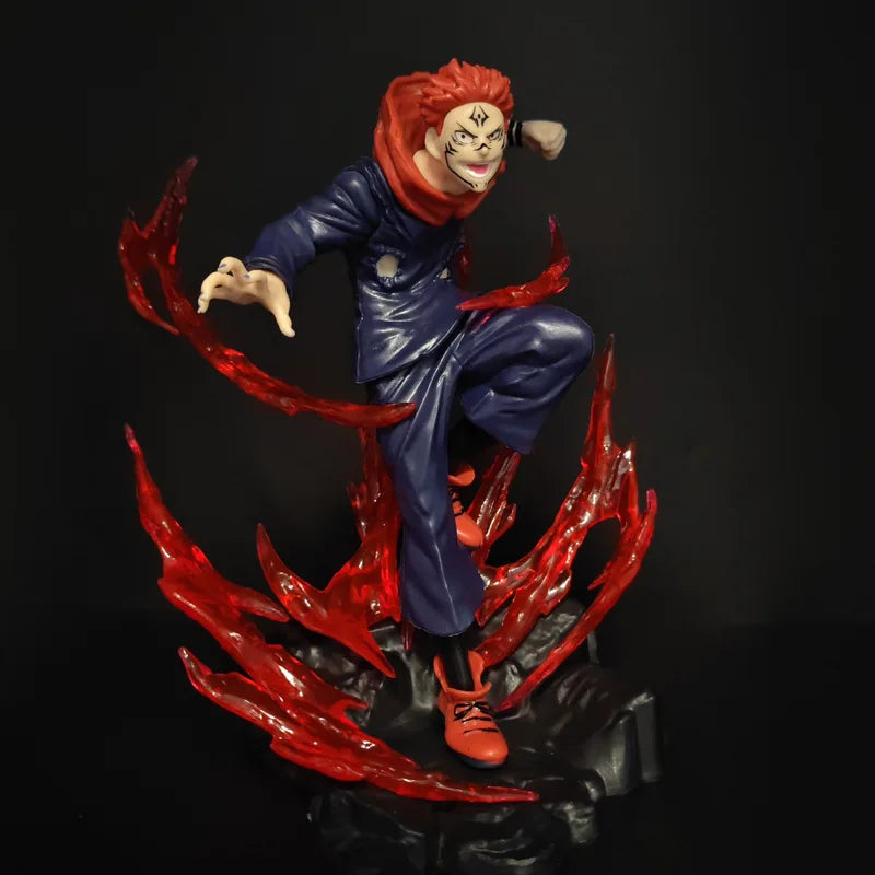 Anime Action Figure Ryomen Sukuna Statue Collectible Doll Model Toy - Multiple Colors