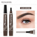 Waterproof Long-Lasting Eyebrow Pen with Smooth Finish - Multiple Colors