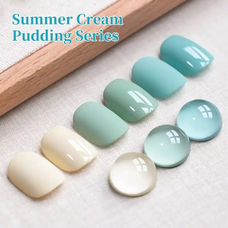 Gel Nail Polish Set 15ml Spring & Summer Colors - Long-Lasting UV LED Curing